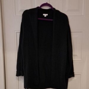 black j.jill cardigan L